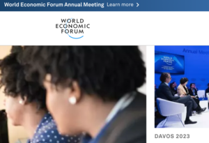 Weltwirtschaftsforum WEF Screenshot von https://www.weforum.org/