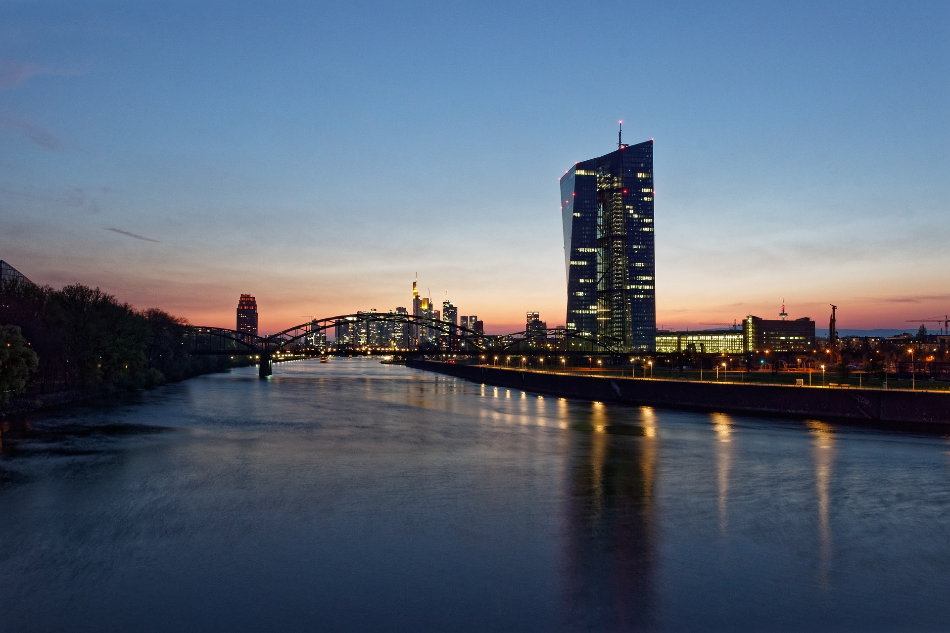 EZB Frankfurt am Main Skyline