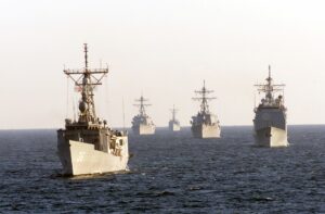 Kriegsschiffe gegen China - Symbolbild - Bild von Defence-Imagery auf Pixabay